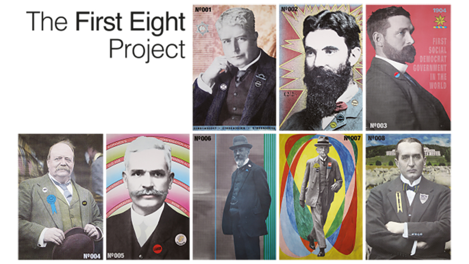 The first eight project art Artwork by Alison Alder