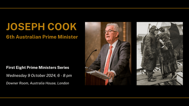 First Eight Prime Ministers Series with Dr David Headon - Joseph Cook
