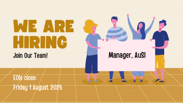 ANU EOI: AuSI Manager - Join our team!